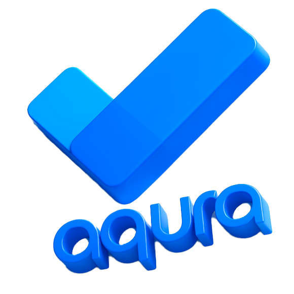 AQURA Logo 3D